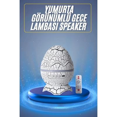 BFS Bluetooth Hoparlör Dinozor Yumurtası Gece Masa Lambası Projektör