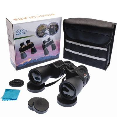 BFS Breaker 7x50 Wd2 Çift Göz Ayarlı Profesyonel El Dürbünü – 1000m/56m – Siyah