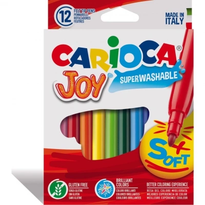 BFS   Carioca Joy Süper Yıkanabilir Keçeli Boya Kalemi 12Li