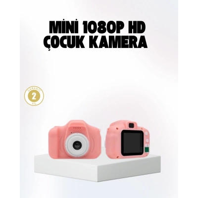 BFS Çocuklar İçin Mini Fotoğraf Makinesi 8MP 1080P Video ve Darbeye Dayanıklı