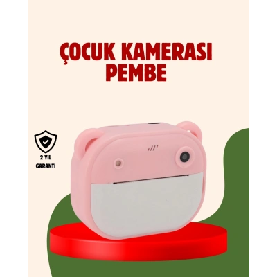 BFS Çocuklar İçin Şipşak Yazıcı Kamera 24MP HD Çift Lensli Termal Baskılı