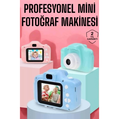 BFS Çocuklara Özel Dijital Fotoğraf Makinesi Mini 1080P HD Kaliteli