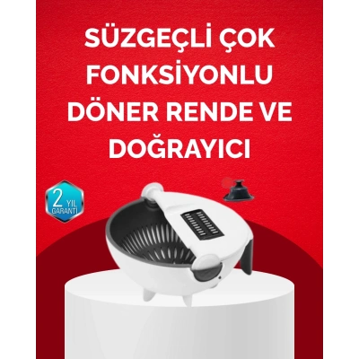 BFS Döner Mekanizmalı Sebze Doğrayıcı Hazneli Rende