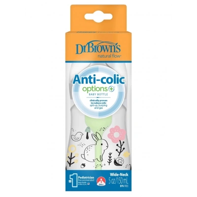 BFS  Dr.Browns Geniş Ağız PP Antikolik Options Biberon  150ml Kız