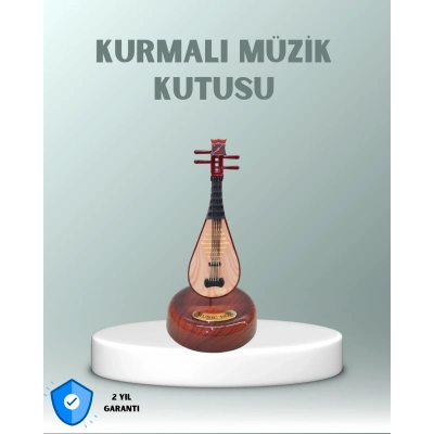 BFS Enstrüman Figürlü Melodi Çalan Dekoratif Müzik Kutusu