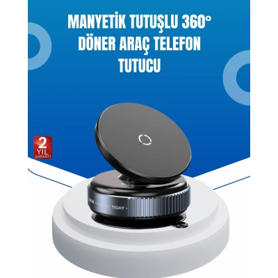 BFS Evrensel Manyetik Araç Telefon Tutucu 360° Döner Başlık