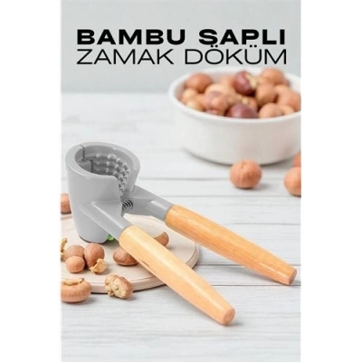 BFS Fındık ve Ceviz Kırıcı - Bambu Saplı Döküm Ceviz Fındık Kıracağı