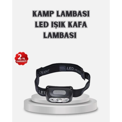 BFS Gece Balıkçılığı İçin Ultra Parlak Şarjlı Kafa Lambası | 4 Işık Modu + USB Şarj