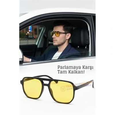 BFS Gece Sürüş Görüş Parlama Önleyici  Gece Gözlüğü Sis Far Işık Önleyici Anti-Fog Gözlük