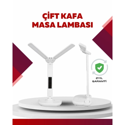 BFS Göz Koruyucu LED Okuma Lambası | Titreşimsiz Işık, Kalemlik ve Stand Fonksiyonlu