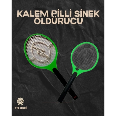 BFS Hafif ve Ergonomik Elektronik Böcek Öldürücü – Güvenlik Koruması ile Pil Kontrollü