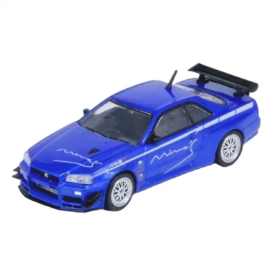 BFS   Inno 1/64 Nissan Skyline GT-R R34 V-SPEC Tuned by MINES