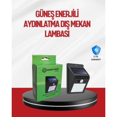BFS Kablo Gerektirmeyen Güneş Enerjili Dış Mekan Işık – Bahçe ve Koridor Aydınlatması