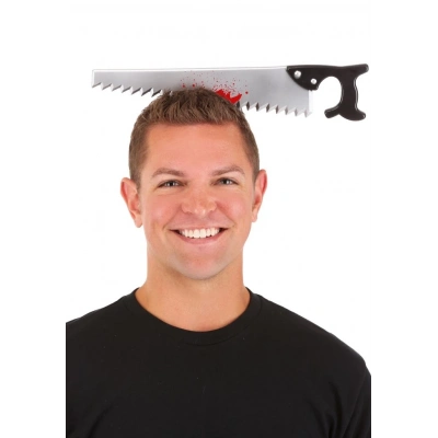 BFS   Kafaya Saplanmış Halloween Kanlı Testere Şaka Tacı