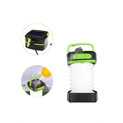 BFS Kamp Lambası Katlanabilir Lamba Solar Şarjlı Led Lamba El Fenerli