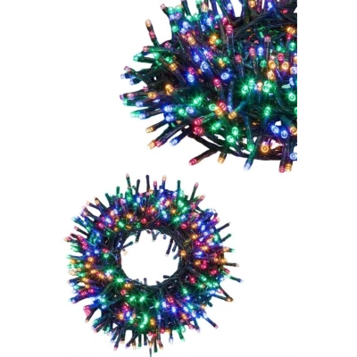 BFS Ledli Fişli Led Dekor Lambası 5M RGB Yılbaşı Ağacı Işığı