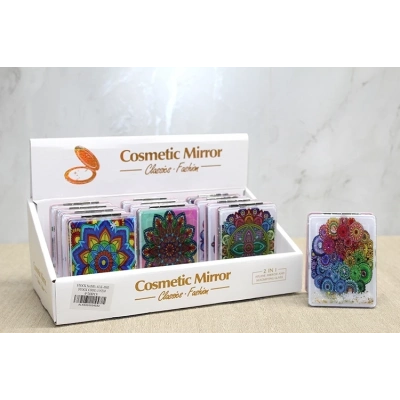 BFS Mandala Desenli Hareketli Sulu El Aynası Alk4583