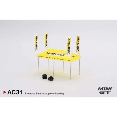 BFS   Mini GT 1/64 Paddock Service Tent Set - LB Racing