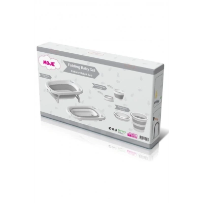 BFS   Moje Katlanır Küvet Seti Gri