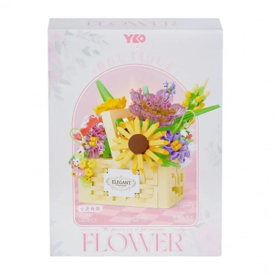 BFS   P1294 Panlos Çiçek Buketi 1263 Parça Blok Seti -Vagon life