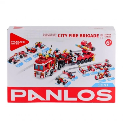 BFS   P633009 Panlos Şehir İtfaiyesi 557 Parça Blok Seti -Vagon life