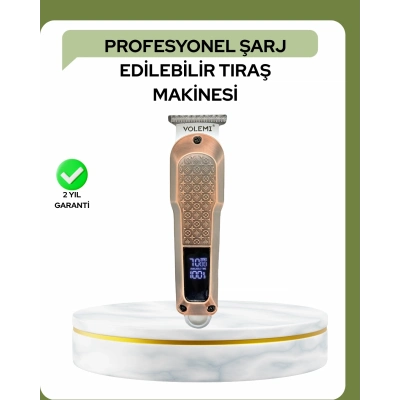 BFS Profesyonel 7000RPM Saç Kesim Makinesi – Type-C Şarjlı, LCD Ekranlı, 4 Kademeli Ayar