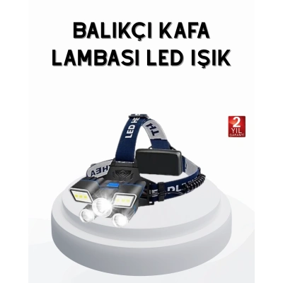 BFS Profesyonel Şarjlı LED Far – IPX5 Suya Dayanıklı, 4 Işık Modu, Hareket Sensörlü