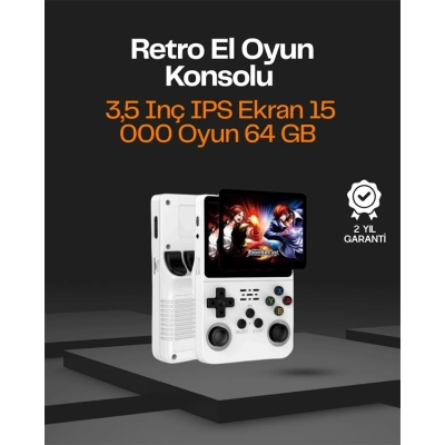 BFS R36S Taşınabilir Retro Oyun Konsolu – 15.000 Oyun, 64 GB Depolama, IPS Ekran