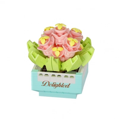 BFS Saksı Çiçekleri Sukulent Serisi 3D Puzzle