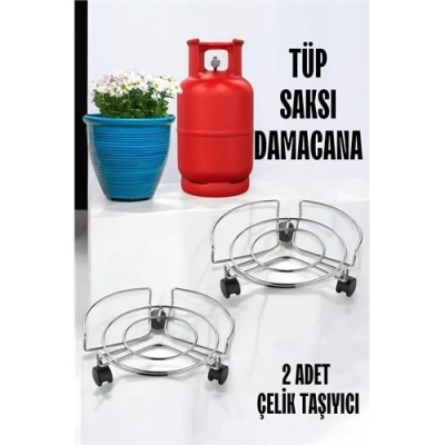 BFS  Saksı Tüp Damacana Altlığı Tekerlekli Taşıyıcı 2 ADET