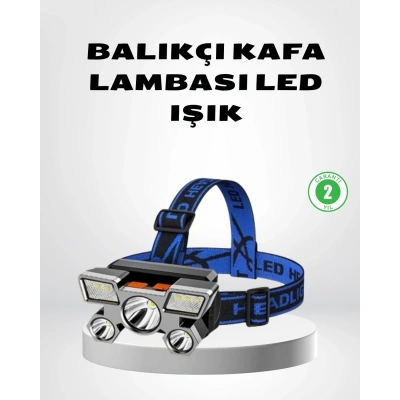 BFS Şarj Edilebilir LED Kafa Feneri – 4 Işık Modu, IPX5 Su Geçirmez, Hareket Sensörlü