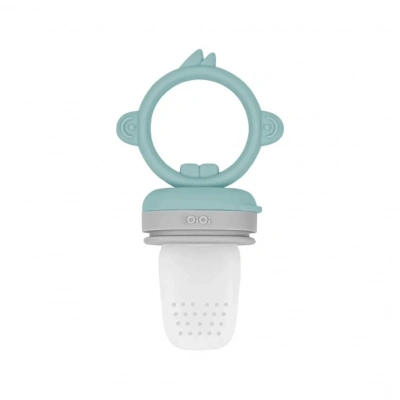 BFS    Silikon Püre Meyve Sebze Emziği Aqua Green / Powder Grey