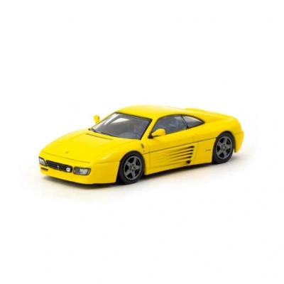 BFS  Tarmac Works X iXO Models 1/64 Ferrari 348 Challenge Yellow