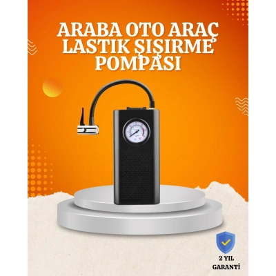 BFS Taşınabilir Elektrikli Oto Motosiklet Bisiklet Lastik Şişirme Pompası