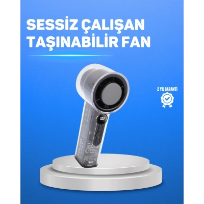 BFS Ultra Sessiz USB Şarjlı Fan | Taşınabilir ve Hafif Tasarım