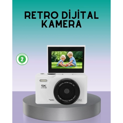 BFS WiFi Bağlantılı 5K Ultra HD Dijital Kamera 75MP Otofokus