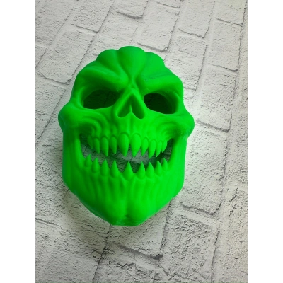 BFS Yeşil Dekoratif Korku Maskesi Duvar Süsü