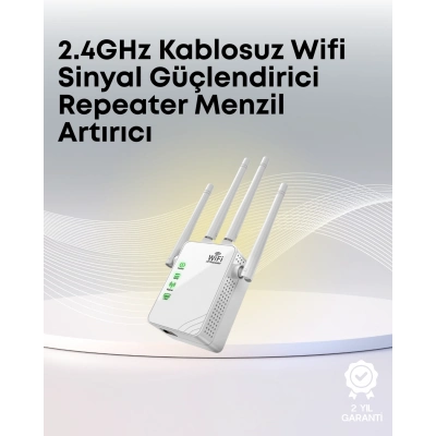 BFS Yüksek Hızlı Parazit Önleyici WiFi Repeater Router