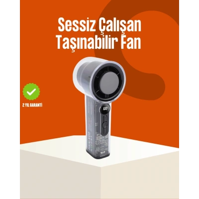 BFS Yüksek Hızlı Şarjlı Fan | Kamp, Ofis ve Açık Hava İçin İdeal