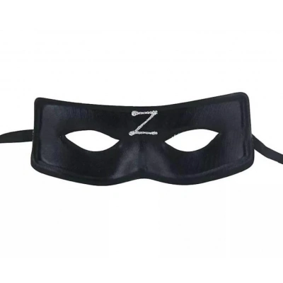 BFS   Zorro Maskesi Arkadan Lastikli Z Baskılı