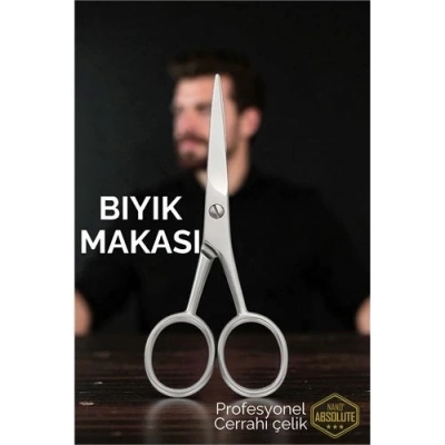 ÇOK SATAN Bıyık Makası -Bıyık Düzeltme Makası Profesyonel Cerrahi Çelik