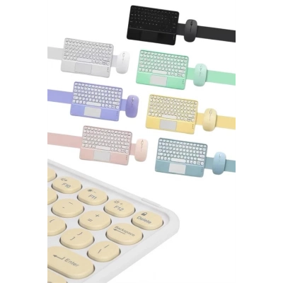 ÇOK SATAN Bluetooth Touchpad Klavye 10.9 inch Kablosuz Wifi Q Klavye Slim