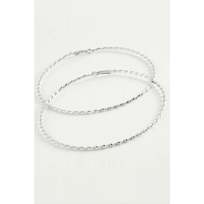 ÇOK SATAN Burgulu Metal Halka Küpe 8-9-10 cm