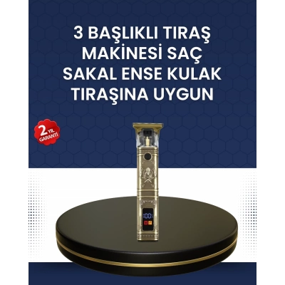 ÇOK SATAN Burun ve Kulak İçin 2’si 1 Arada Tıraş Başlıklı Cihaz