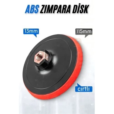 ÇOK SATAN BX 115 mm Cırtlı Zımpara Disk Pasta Cila Sünger Tabanı