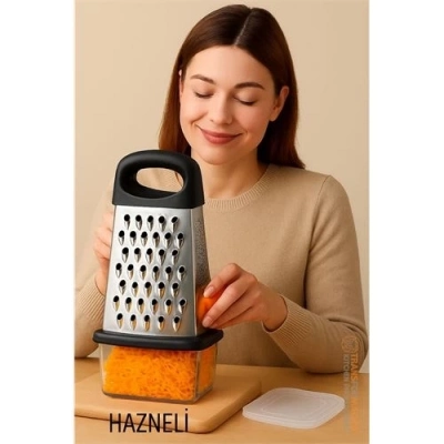 ÇOK SATAN BX Hazneli El Rendesi - Saklama Kaplı 4 Taraflı Profesyonel 304 Paslanmaz Çelik