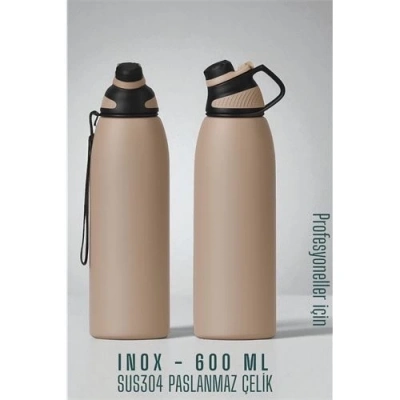 ÇOK SATAN BX Inox Çelik Termos - 600 ml  SUS304 Çelik Termos Profesyonel PUDRA