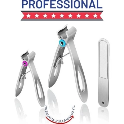 ÇOK SATAN BX Profesyonel Tırnak Makası Törpü Seti Çelik Özel Kutulu