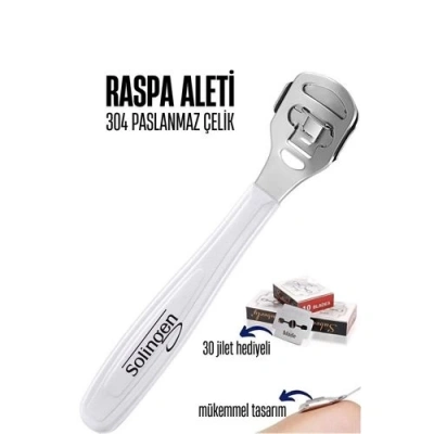 ÇOK SATAN BX Raspa Aleti 30 Jilet Yedekli Solingen Profesyonel