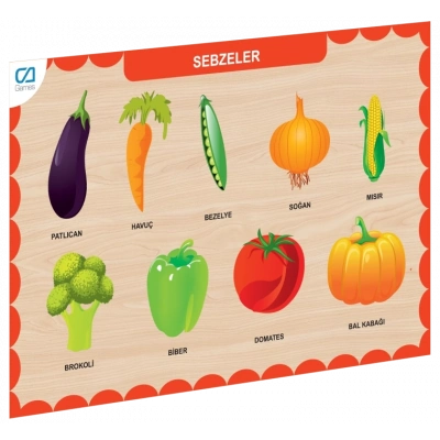 ÇOK SATAN CAAHS-3205 CA GAMES AHŞAP SEBZELER BUL-TAK